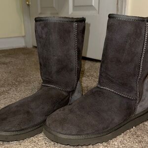 UGG Charcoal Women Suede Boots